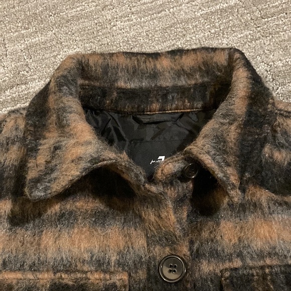7 FOR ALL MANKIND Plaid Sherpa Duster - Picture 7 of 10